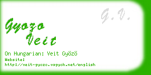 gyozo veit business card